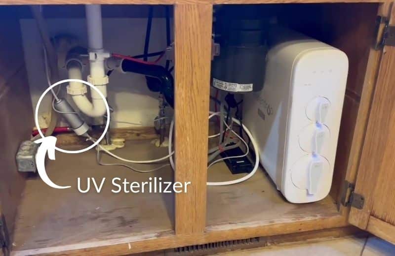 Waterdrop g3 p800 reverse osmosis system UV sterilizer Waterdrop g3 p800 reverse osmosis system UV sterilizer