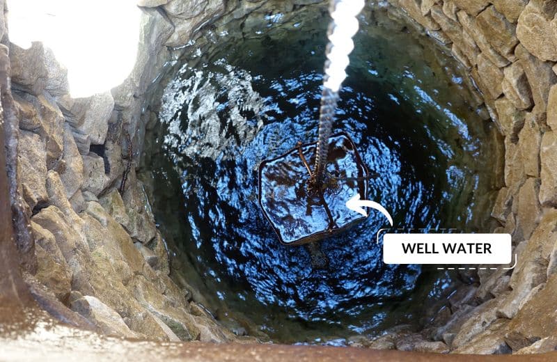 well water Getting water from well